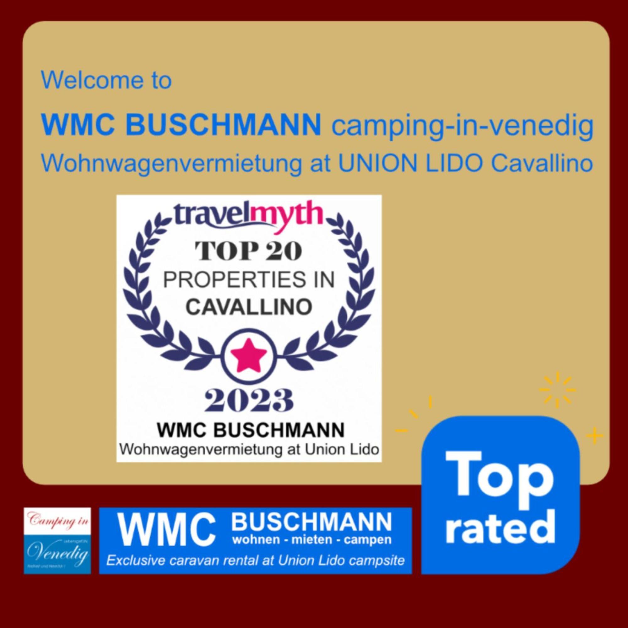 WMC BUSCHMANN camping-in-venedig Wohnwagenvermietung at UNION LIDO Cavallino Buitenkant foto